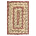 Homespice Decor 10 x 10 in. Barcelona Ultra Durable Braided Rugs, Gold 621153